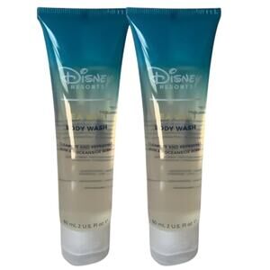 2x Disney Resorts Sea Salt Body Wash Tubes 2 fl oz ea ~ (H2O+ Plus)